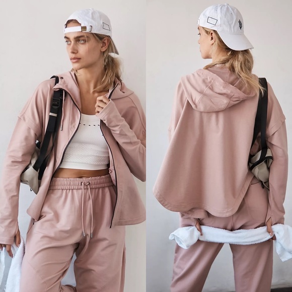 Free People Tops - NWT Free People All Day Everyday Zip Up Mauve